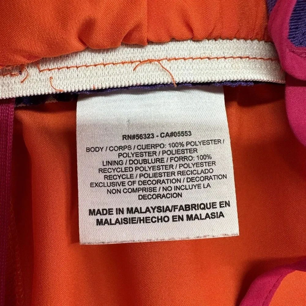 Nike‎ Dri-Fit Shorts Women's Small Orange & Purple Running Shorts Size S
